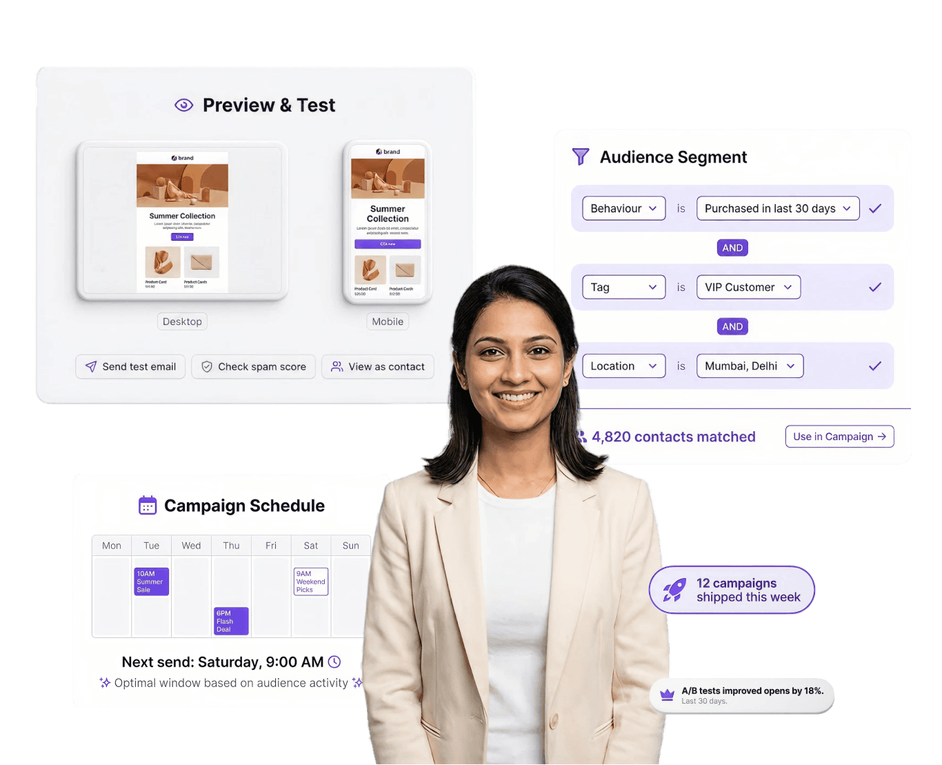 Campaign tools interface