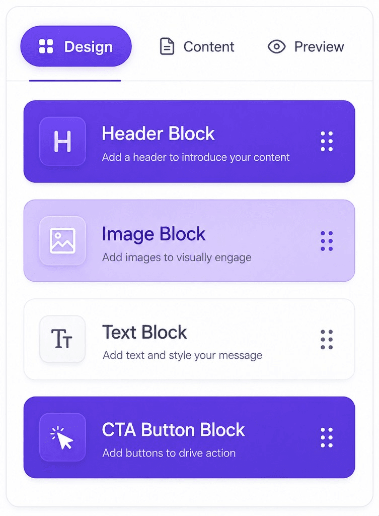 Drag-and-drop simplicity