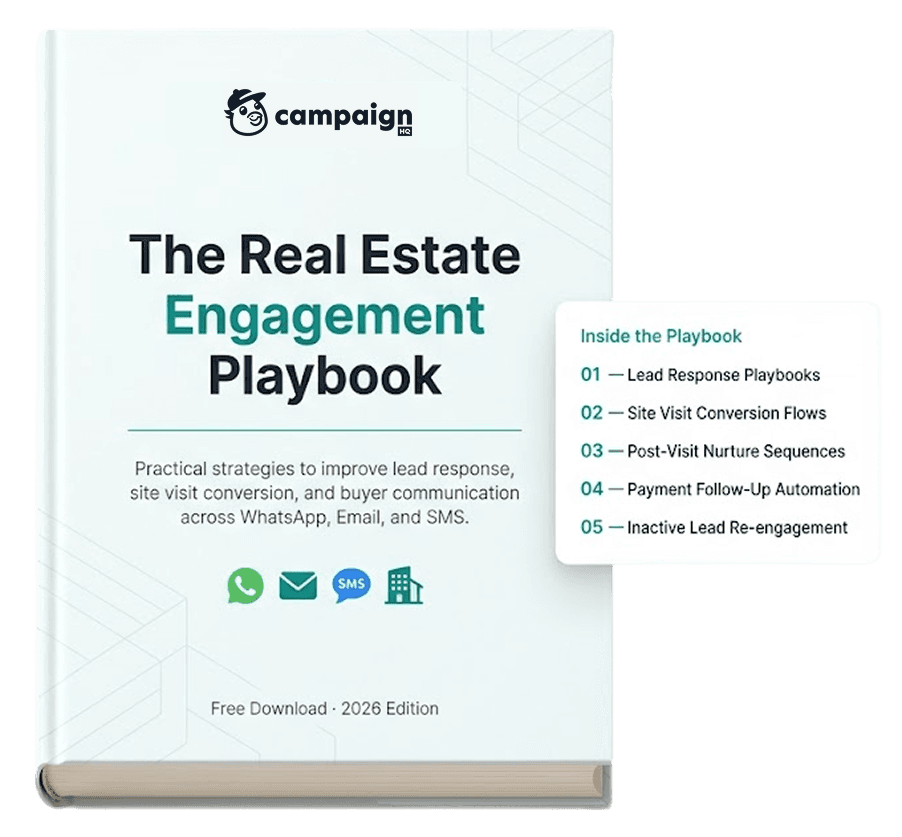 The Real Estate Engagement Playbook — Practical strategies to improve lead response, site visit conversion and buyer communication