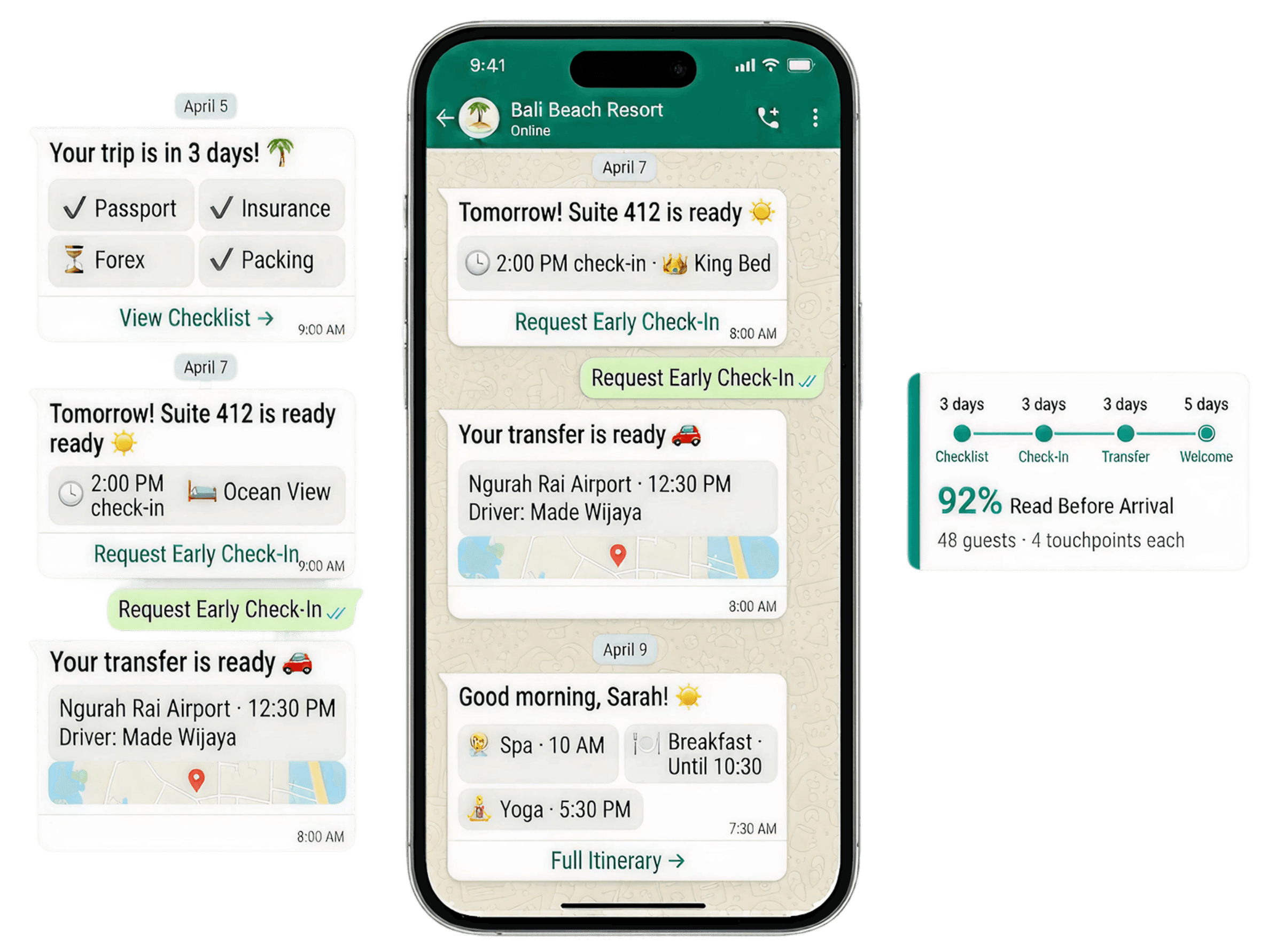 Repeat Booking — phone mockup