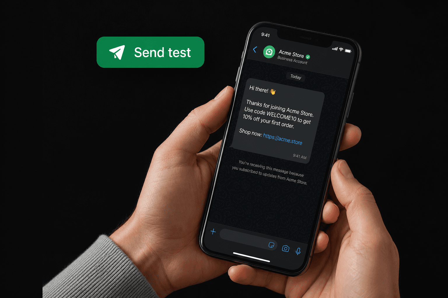 Test and go live