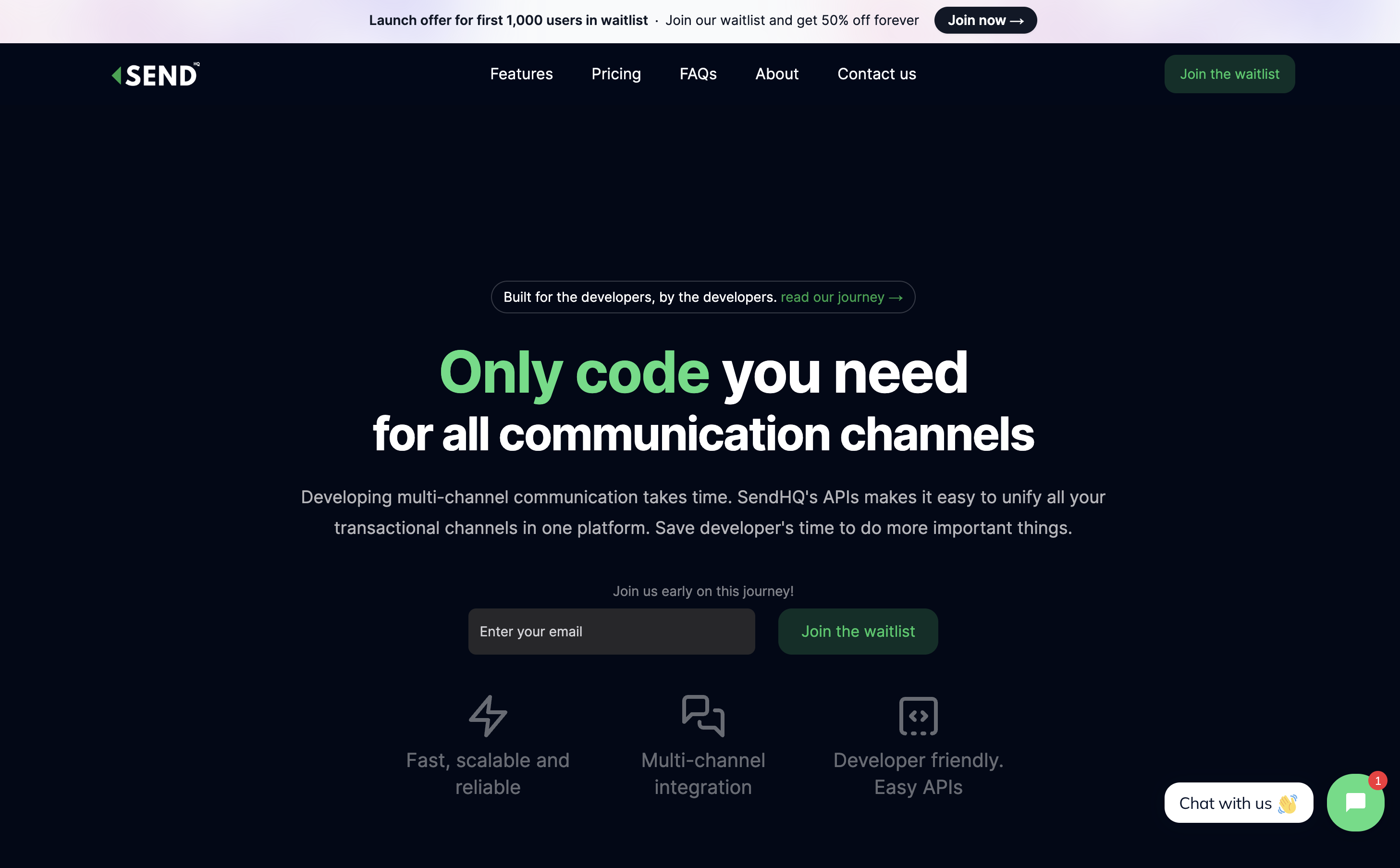 SendHq is a multichannel customer communication management platform